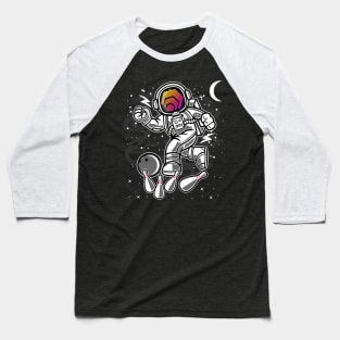 Astronaut Bowling HEX Coin To The Moon HEX Crypto Token Cryptocurrency Blockchain Wallet Birthday Gift For Men Women Kids Baseball T-Shirt